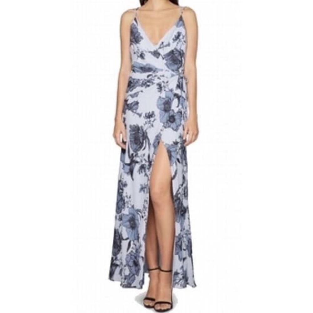 Fame and Partners Revolve Floral Wrap Maxi Dress